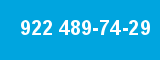 922 489-74-29
